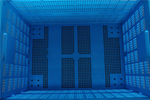 Lớn PP nhựa nestable PP lưới thị trường hộp có thể gập lại lưu trữ <span class=keywords><strong>Crate</strong></span> cho các loại trái cây rau rắn ráp Thùng - Product Image 6