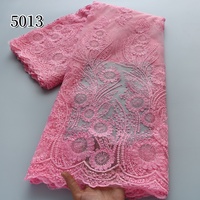 5013 Tela de encaje de tul al por mayor color café, encaje nigeriano, encaje francés africano bordado, telas en oferta para vestidos de novia