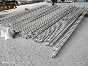 Palo palo palo palo palo luce in acciaio lampione strada pedonale diametro 89mm 90mm braccio curvo LED AC 70 - Product Image 6