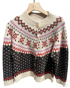 Suéter de Punto para Mujer - Cárdigan de Punto para Mujer - Suéter Fairisle para Otoño/Invierno - Product Image 2
