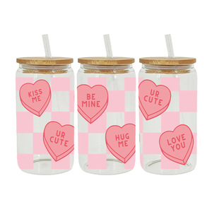 Vinilos Decorativos para Tazas Uv Dtf de 16oz, Diseño Floral 'Momento de Confesión Apasionada', Adhesivos con Logotipo 'Amor Tierno' para la Vida Diaria - Product Image 3