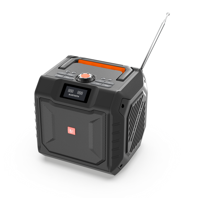 Portable bluetooth Speaker With FM Radio DAB+/FM/sd/aux/usb Wireless for Worksite