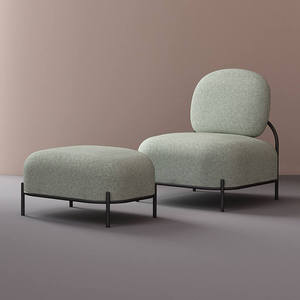 Conjunto de Sillones de Estilo Nórdico para Sala de Estar, Silla de Recepción Creativa de Tela de Solon Store - Product Image 3
