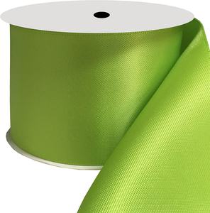 Оптовая Продажа с фабрики 2-Дюймовая атласная лента сплошной цвет 100% полиэфирная лента тканый узор в рулоне для подарочной упаковки цветок розы - Product Image 5