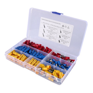 Connecteurs rapides IQIHUI Bullet 160 pièces rouge bleu jaune mâle femelle pour câblage automobile - Product Image 1
