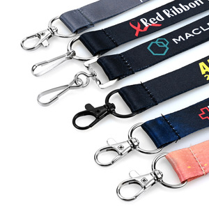 High Quality Custom Lightweight Heat Transfer Printing Blank Logo Hook Eco-Friendly <b>Polyester</b> Breakaway <b>Lanyards</b> - Product Image 2