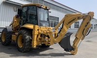 Chargeuse sur pneus, chargeuse-pelleteuse, tracteur diesel 4x4, excavatrice, Chine, moteur YUCHAI 2500 kg, 190 degrés