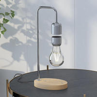 Lámpara de Mesa LED Magnética Levitante con Control Táctil, Decoración Creativa para el Hogar, Lámpara de Noche para Dormitorio