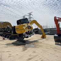 Excavatrice sur chenilles d'occasion KOMATSU PC70, 7 tonnes, matériel de construction pour l'excavation de fondations, fournisseur PC88MR PC60 PC78US