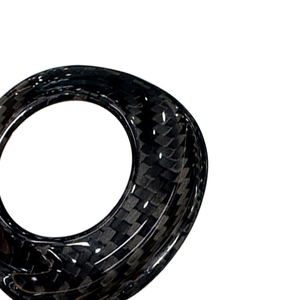 Cho 2009-2020 Nissan 370Z (Z34) bất sợi carbon xe nội thất Trim trung tâm giao diện điều khiển trượt trái núm điều khiển khung - Product Image 4