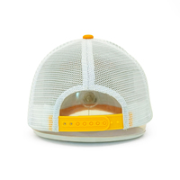 Gorra Trucker Snapback de Lujo Vintage con Bordado 3D en Algodón Oxford, Diseño Plano de 5 Paneles, Tela Bordada y Parte Trasera Curva
