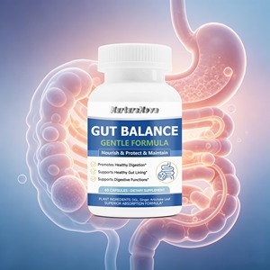 Muhua Gut Balance, formule douce, 60 capsules, complément alimentaire avec DGL, gingembre et feuille d'<span class=keywords><strong>artichaut</strong></span> pour une immunité améliorée - Product Image 5