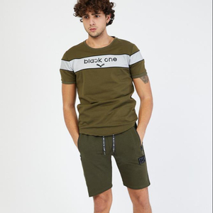 Chándal de talla grande para correr, ropa deportiva de alta calidad para gimnasio, con logotipo personalizado, color negro, venta al por mayor - Product Image 1