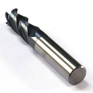 Fraise en bout enduite de carbure solide d'AlTiN pour le fraisage à grande vitesse en acier - Product Image 2