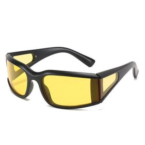 Custom Logo Unique Vintage White Curved Shield <b>Sunglasses</b> for Women Small <b>Square</b> Sport <b>Sunglasses</b> - Product Image 5