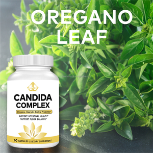 Cápsulas de Orégano y Probióticos OEM para la Desintoxicación de Candida, Apoyo a la Salud Intestinal y Digestiva, 60 Unidades para Adultos - Product Image 2