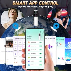 Masturbatore Maschile con Controllo APP, Giocattolo Sessuale per Adulti, Vagina Artificiale Riscaldante, Pompa per Pene con Funzione di Suzione e Spinta Automatica, Macchina del Sesso per Uomini - Product Image 3
