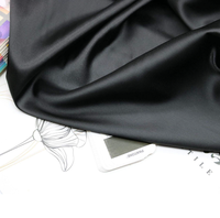 Tissu satiné élastique en acétate 50D à excellente capacité de drapage, idéal pour pyjamas, vêtements d'intérieur, robes et pantalons larges – Offre Spéciale