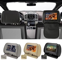 Moniteur de 7 Pouces pour Appui-tête de Voiture, Lecteur MP5/AV pour Siège Arrière avec Ports USB et SD