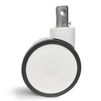 Lits de contrôle de roulettes rentables, petites roues, lits d'allaitement, roues médicales de 5 pouces, 6 pouces, roues en coque en plastique en gros