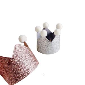 Chapeaux de décoration pour enfants colorés "Offre Spéciale bricolage personnalisé fête d'anniversaire feutre tissu couronne chapeaux casquettes - Product Image 1