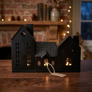 Juego de Portavelas Decorativos de Hierro con Diseño de Estrella, Resistentes al Calor, Hechos a Mano, con Impresión Digital, Decoración para el Hogar, Faroles Navideños de Alambre Metálico - Product Image 1