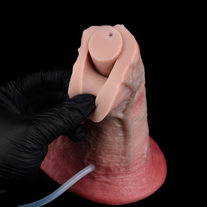 Scarletsin D-44 Weicher, 100% Wasserdichter Doppelsilikon-<span class=keywords><strong>Dildo</strong></span> mit Wasserspritzsimulation, Masturbator, Erwachsenen-Sexspielzeug - Product Image 4