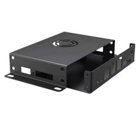 Boîtier d'alimentation en rack réseau 2U en acier personnalisé découpé au laser boîtier en tôle pliée boîtier d'instruments électroniques