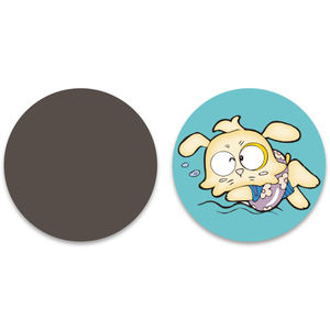 Siège de toilette d'apprentissage de la propreté avec autocollant animal de dessin animé magique changeant de couleur - Product Image 1