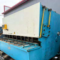 Cisaille à guillotine hydraulique d'occasion QC11Y 63200mm pour la découpe de tôles, fonctionnement manuel pour la cisaillement de plaques métalliques