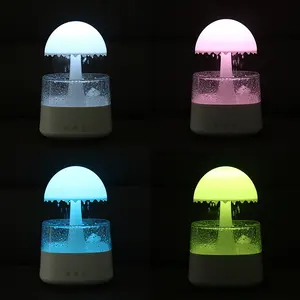Air Humidifier 2023 Aromatherapy Diffuser Aroma Essential Oil Diffuser With Night Light Desktop Rainfall Smart Humidifiers