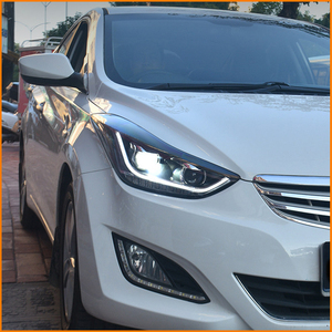 Luz Delantera LED para Hyundai Elantra V Langdong 2012-2016, Conjunto de Faros Delanteros LED para Automóvil, Diseño de Alta Configuración, Lámpara con Lente Bifocal - Product Image 3