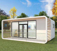 Cabine Apple maison capsule commerciale espace préfabriqué 2 chambres