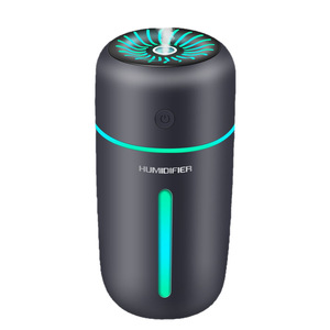 Humidificateur d'air ultrasonique silencieux pour voiture et bureau, rechargeable avec batterie intégrée, design exclusif, effet irisé - Product Image 4