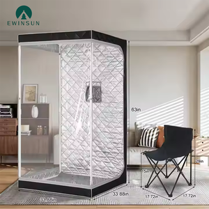 Panci uap besar portabel ukuran penuh, untuk kursi Sauna di rumah dengan Generator uap untuk terapi detoks tubuh - Product Image 2