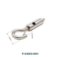 Kit de suspension en cuivre populaire avec crochets réglables en hauteur, lumières LED, câbles de fixation et gestion des câbles, diamètre 0,8-2,8 mm, facile à installer