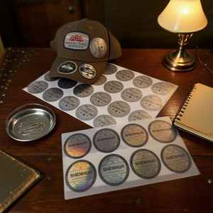 Adhesivo decorativo de holograma personalizado adhesivo UV impreso impermeable vinilo brillo holográfico Arco Iris troquelado pegatina Logo - Product Image 1