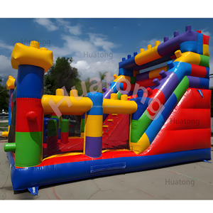 Huatong สไลเดอร์เป่าลมสไลด์ PVC แบบเป่าลมใช้กลางแจ้งสำหรับงานปาร์ตี้ - Product Image 2