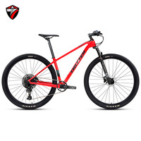 Vélo de montagne tout-terrain Twitter New Warrior Pro SX en fibre de carbone, 12 vitesses, freins à disque hydrauliques, fourche en acier, roues de 29 pouces