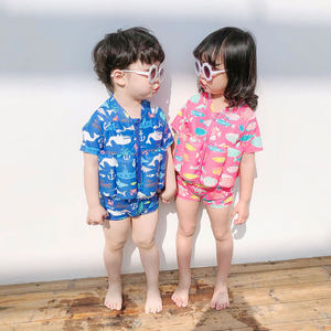 Chaleco Salvavidas Infantil de Nailon con Flotabilidad, Traje de Baño para Niños, Protección Solar Flotante con Estampado de Dibujos Animados, Traje de Baño para Niñas y Niños - Product Image 4