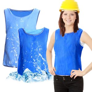 Chaleco evaporativo de enfriamiento frío y hielo activado por agua PVA, cuerpo para clima cálido, ropa de enfriamiento rápido - Product Image 1