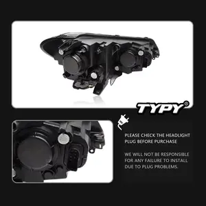 Kit de Faros LED TYPY 12V 6000K para VW Touran 2016-2022 con DRL y Señal de Giro Dinámica Mejorada - Product Image 2