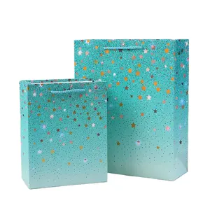 customized beauty personalized boutique luxury paper shopping retail carry bag package mini paper box bag paper bag square