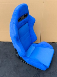 Paires de sièges <span class=keywords><strong>sport</strong></span> semi-évasés inclinables Recaro en suède bleu pour <span class=keywords><strong>Toyota</strong></span> GR <span class=keywords><strong>Yaris</strong></span> GXPA16 Street & Track - Product Image 2