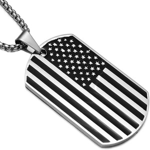 Customize Engraveable Plated/Black Gay or <strong>Lesbian</strong> Pride Chain Metal Id Name Dog Tags Stainless Steel Necklace - Product Image 2