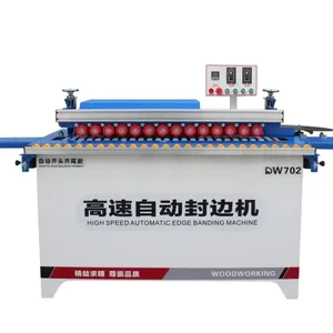 STR Versatile Woodworking Equipment PVC Edge Banding Machine with Trimming Capability
