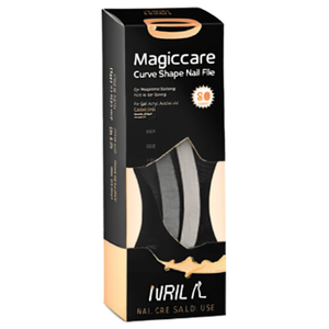 Magicare Curve Shape Nail <b>File</b> 80 Grit Professional Buffer Sponge For Gel Acrylic Natural Nail Care Salon Use - Product Image 3