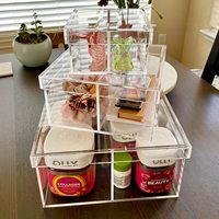 Vente en gros JIHONG acrylique Reptile vitrine acrylique boîte de rangement taille personnalisable