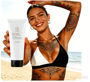 Loción Bronceadora Oscura con Fragancia Cítrica Delight, Bronceado e Hidratación, Protección <span class=keywords><strong>para</strong></span> la <span class=keywords><strong>Piel</strong></span>, Nutrición - Product Image 1