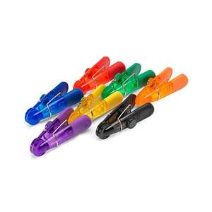 OEM تسمية خاصة مقاومة للرطوبة مريحة حقيبة بلاستيكية ختم متعددة الألوان شفافة حقيبة رقاقة كليب مع المغناطيس - Product Image 2